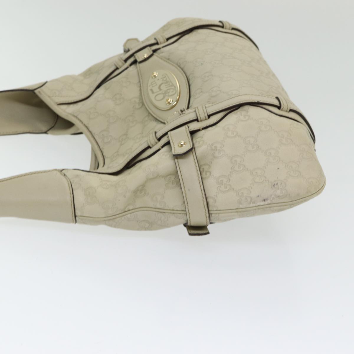 Gucci Leather Canvas Shoulder Bag