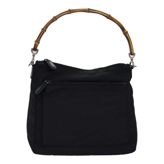 Gucci Nylon Leather Handbag