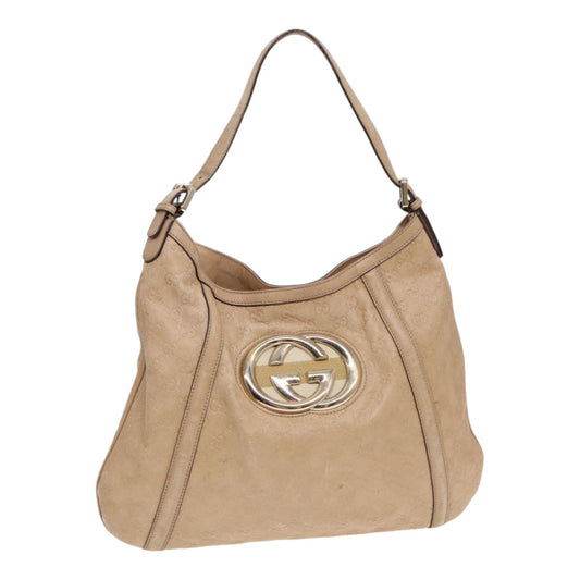Gucci Leather Canvas Shoulder Bag