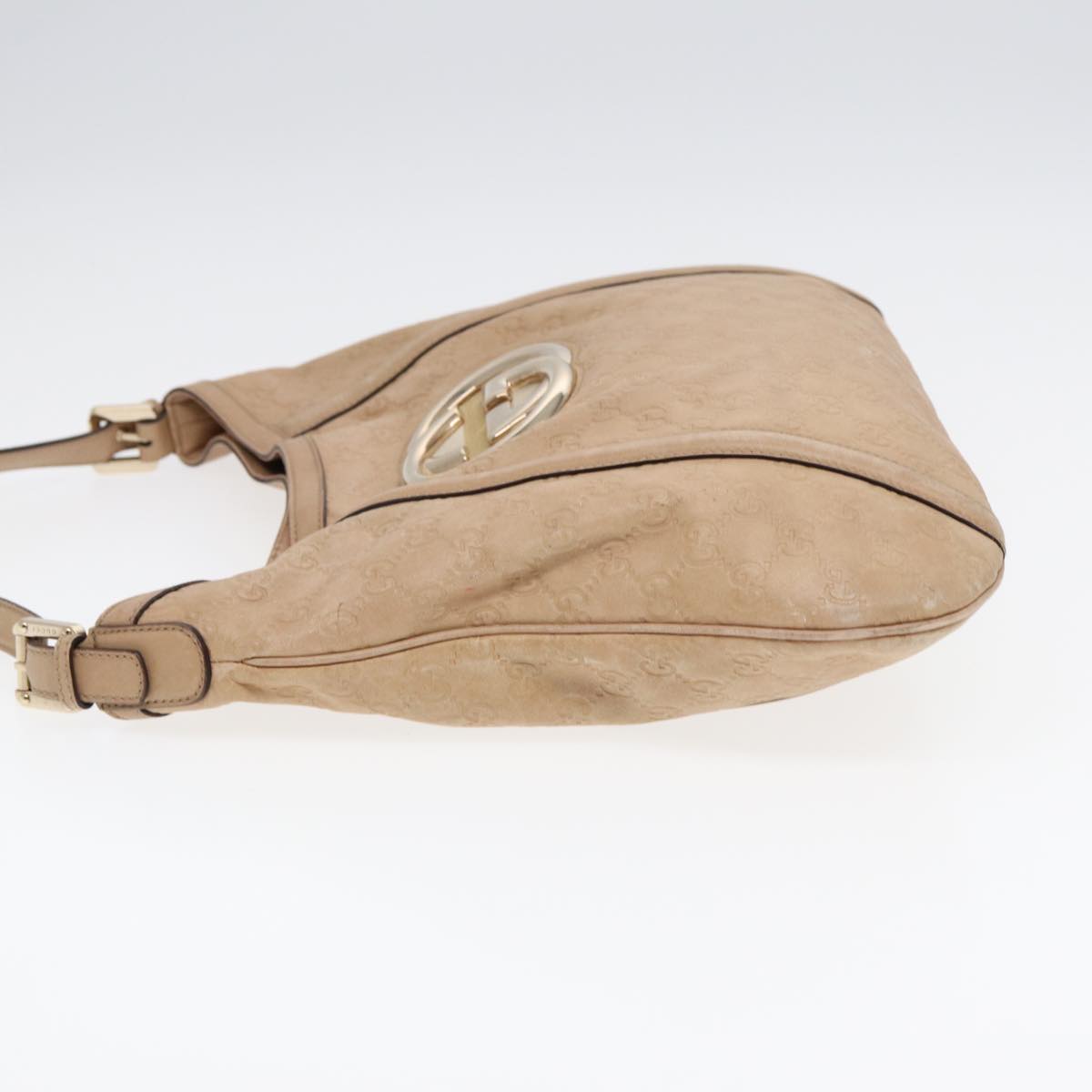 Gucci Leather Canvas Shoulder Bag
