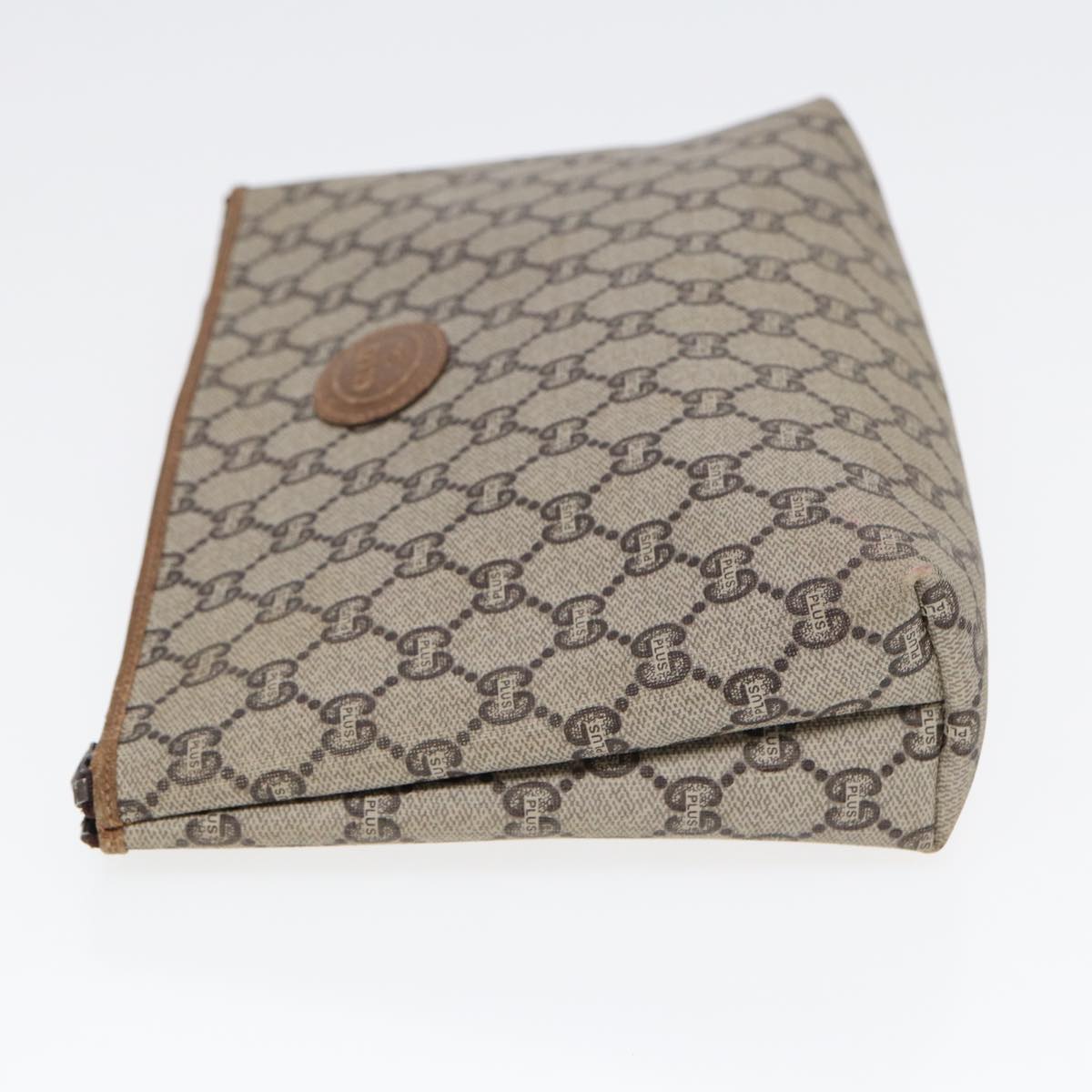 Gucci Leather Canvas Clutch