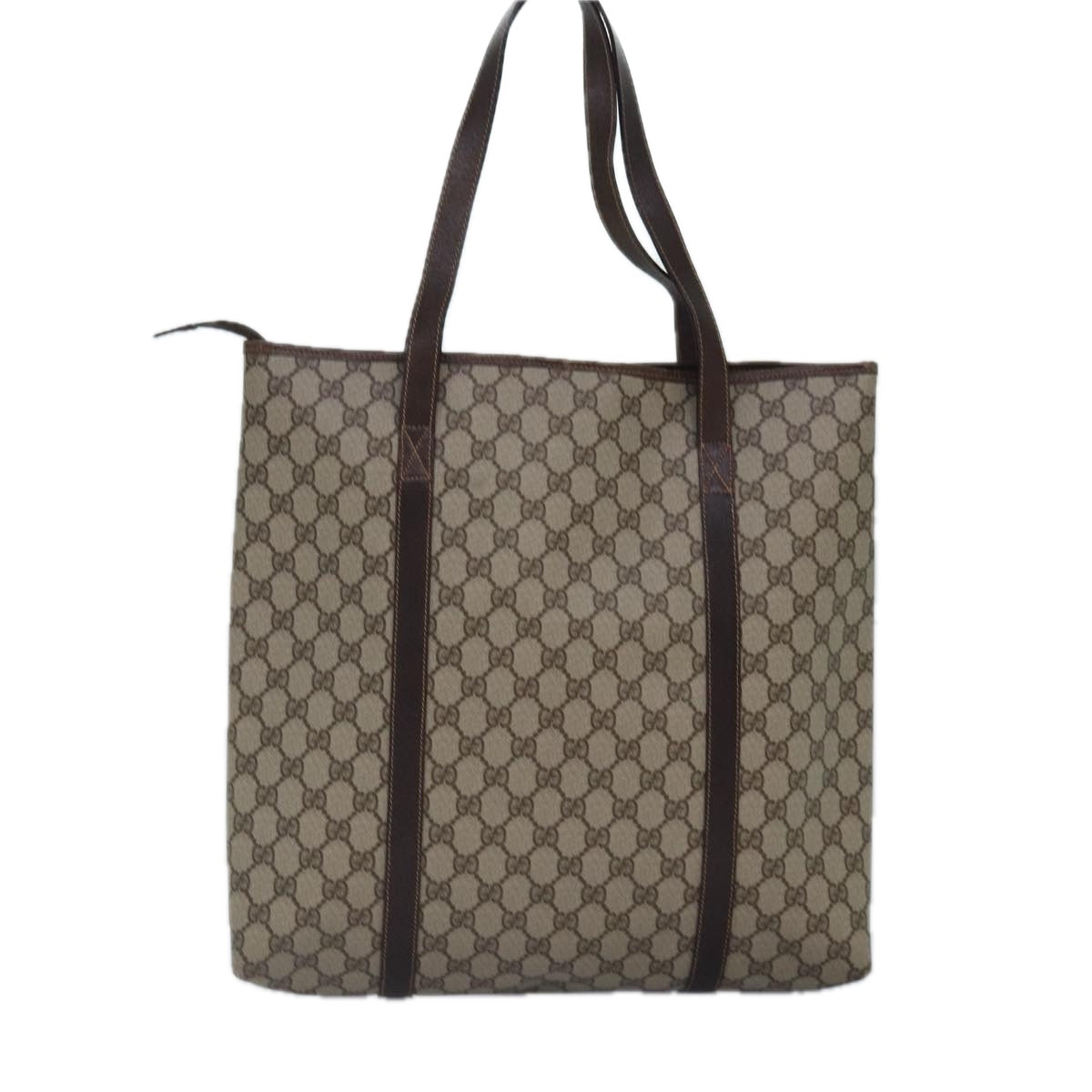 Gucci Leather Canvas Tote