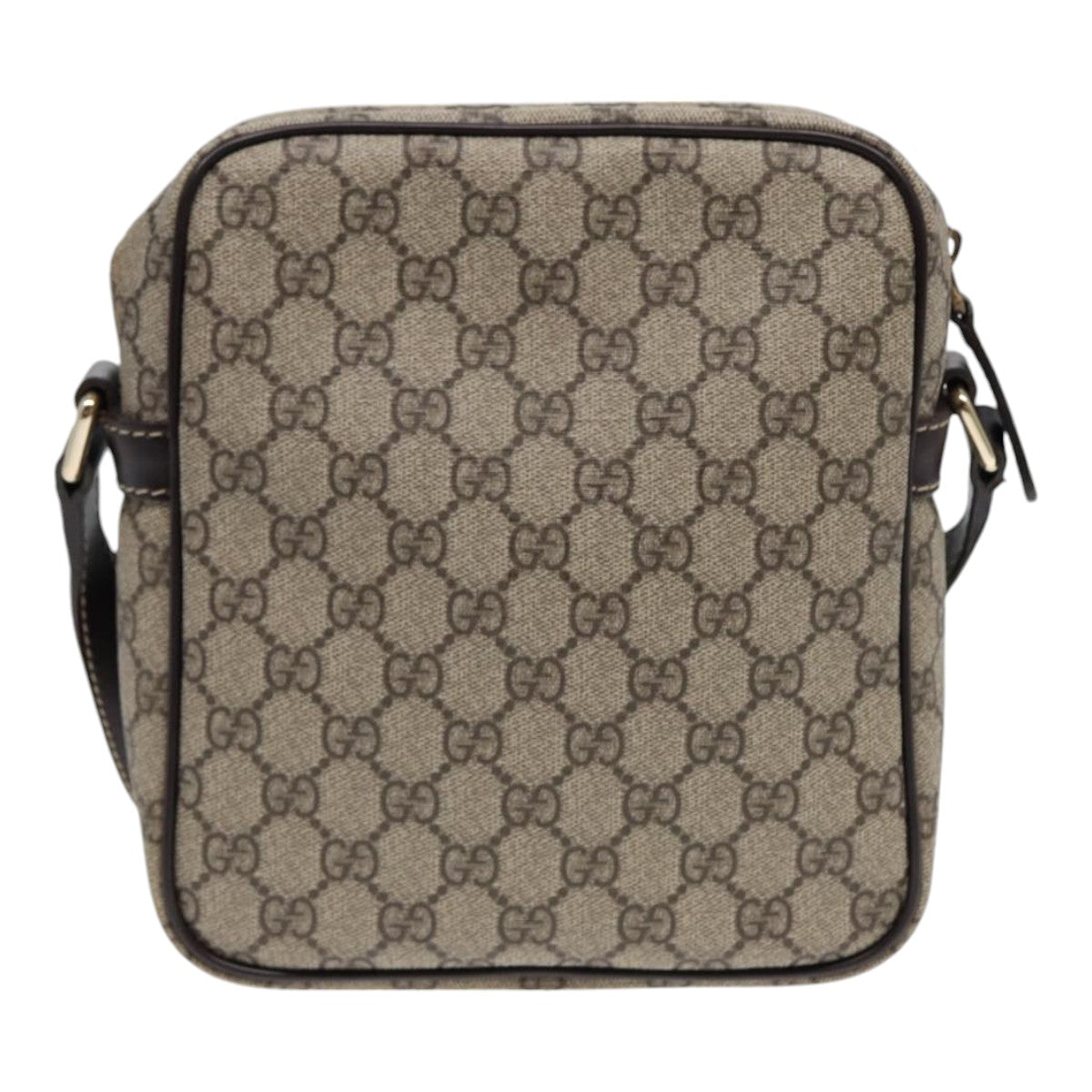 Gucci Leather Canvas Shoulder Bag