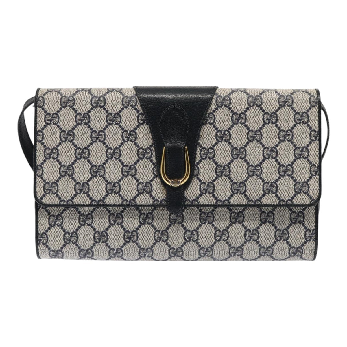 Gucci Leather Canvas Shoulder Bag