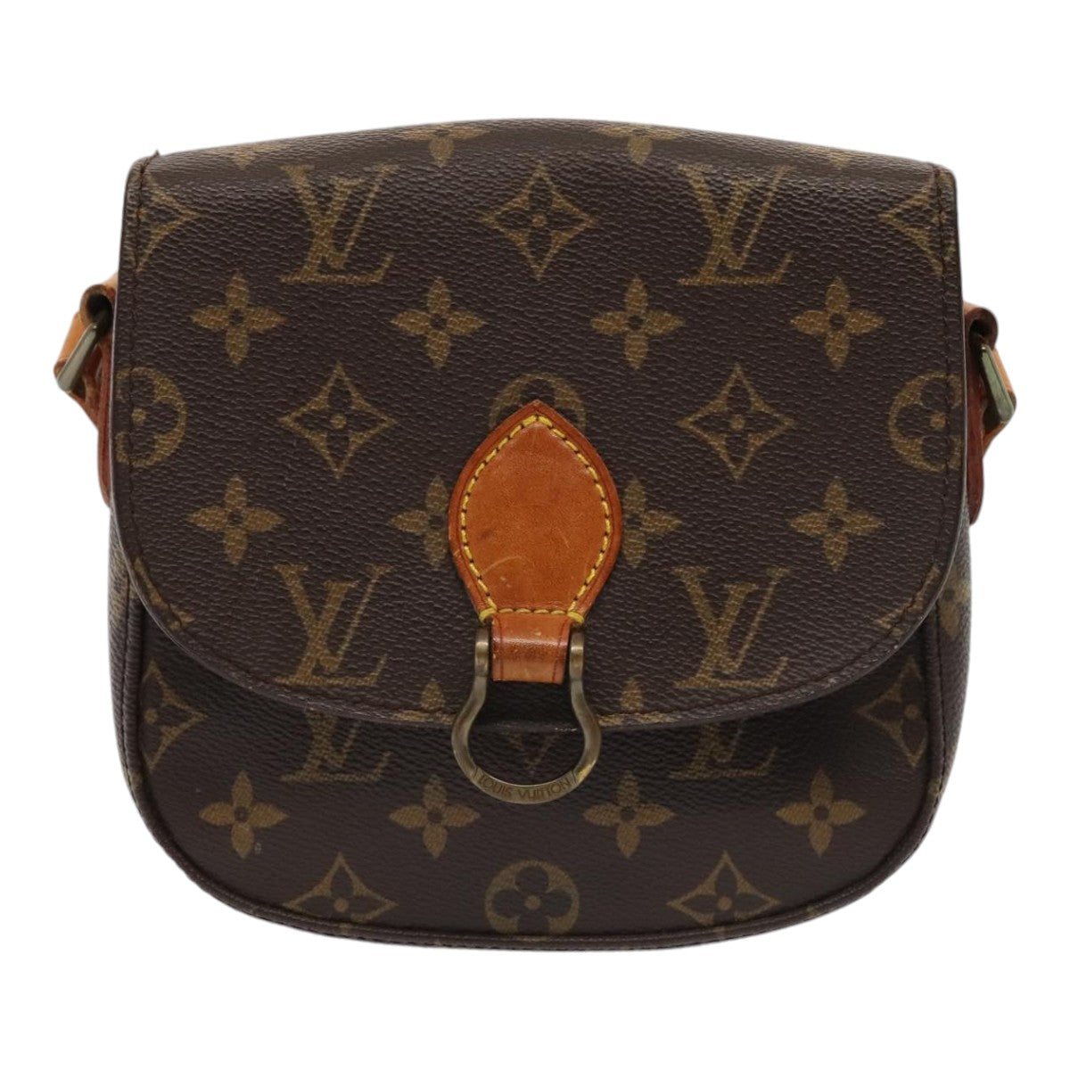 LOUIS VUITTON Monogram Saint Cloud PM Shoulder Bag M51244 LV Auth ep5551