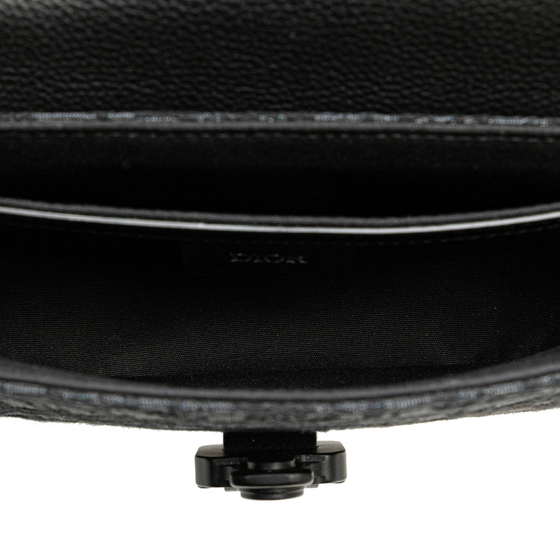 Dior Saddle Trotter Canvas Leather Shoulder Bag