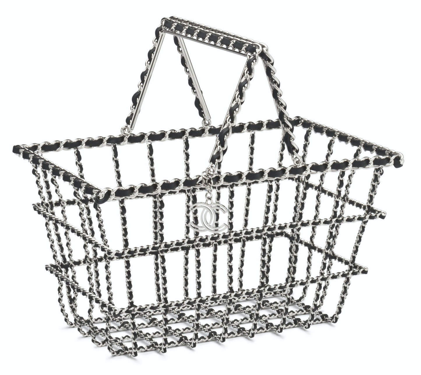 Chanel Large Shopping Basket Bag  Fall/Winter 2014 Runway Collection