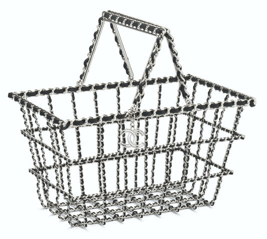 Chanel Large Shopping Basket Bag  Fall/Winter 2014 Runway Collection