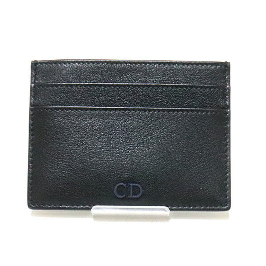 DIOR HOMME Card Case 2CNCHOOICNT Calfskin Black x navy Dior Homme Pass Case mens