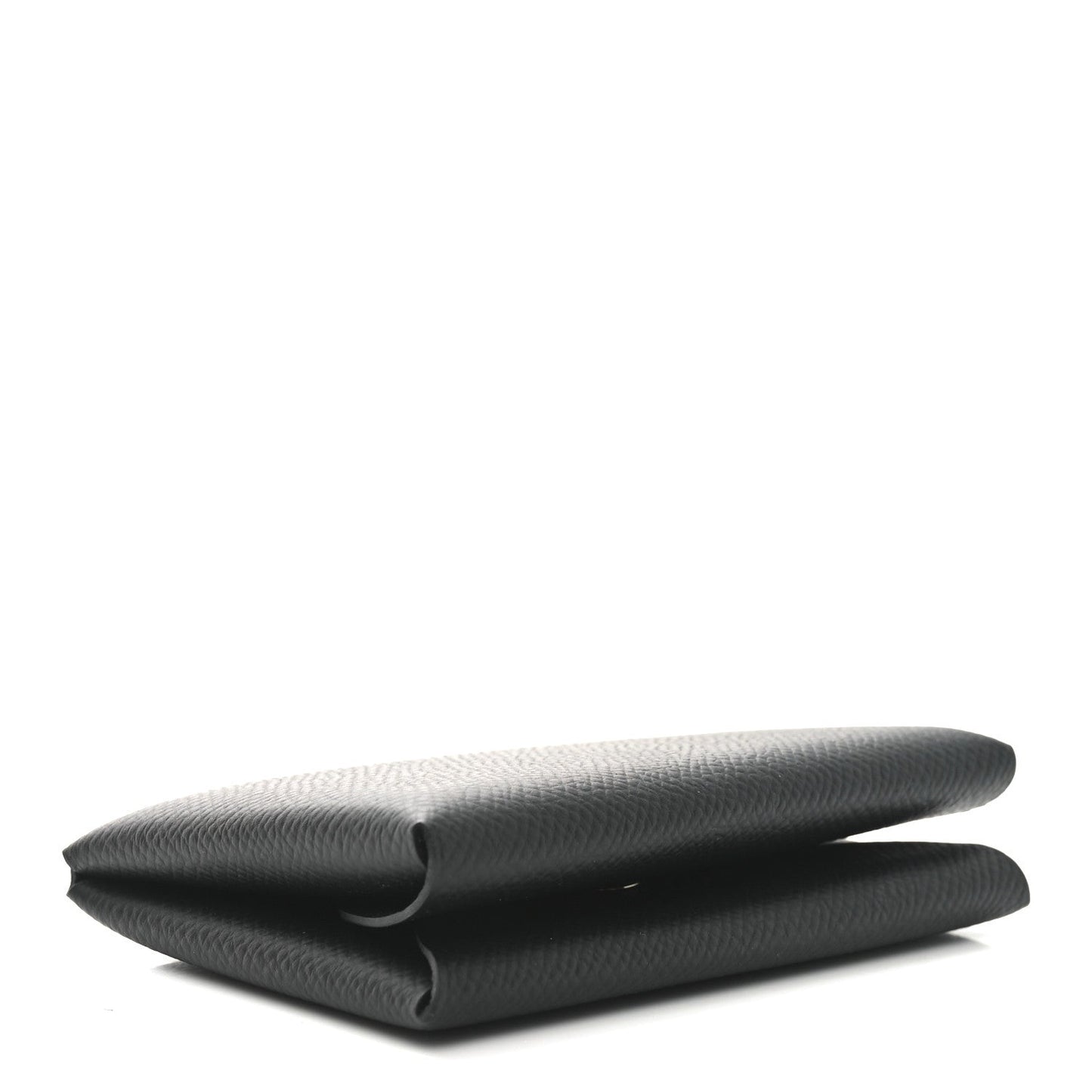 Hermes Epsom Calvi Duo Card Case Black