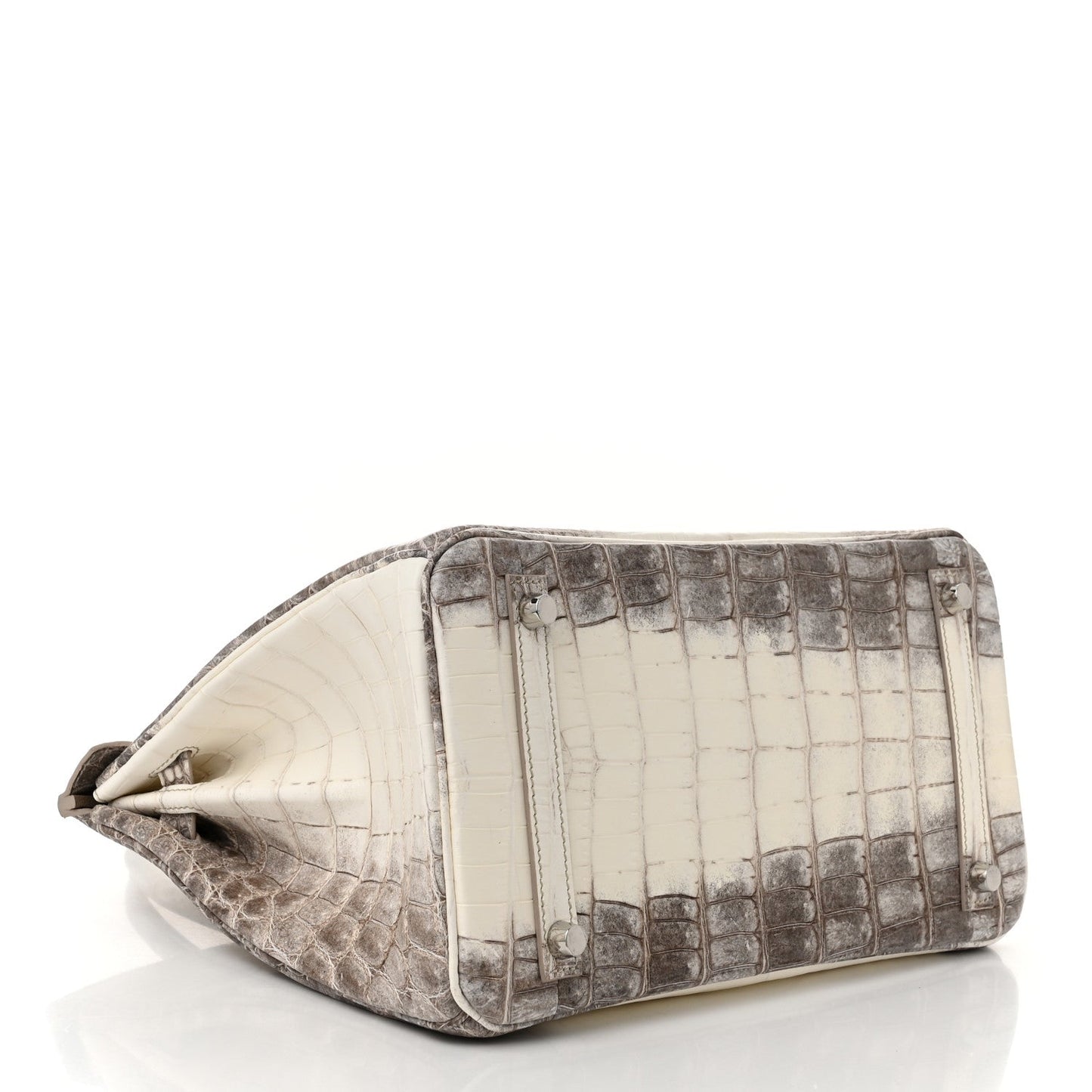Hermes Matte Niloticus Crocodile Himalaya Birkin 30 Blanc