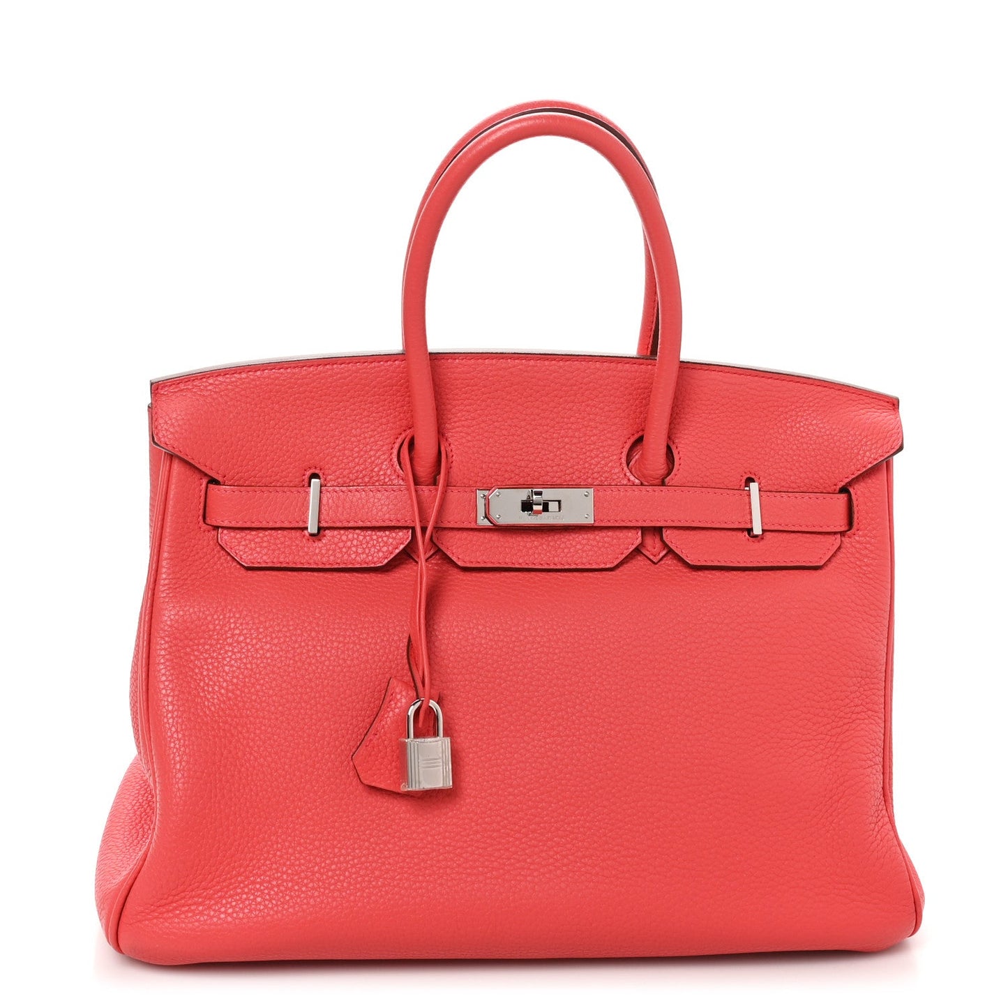 Hermes Taurillon Clemence Birkin 35 Bougainvillea