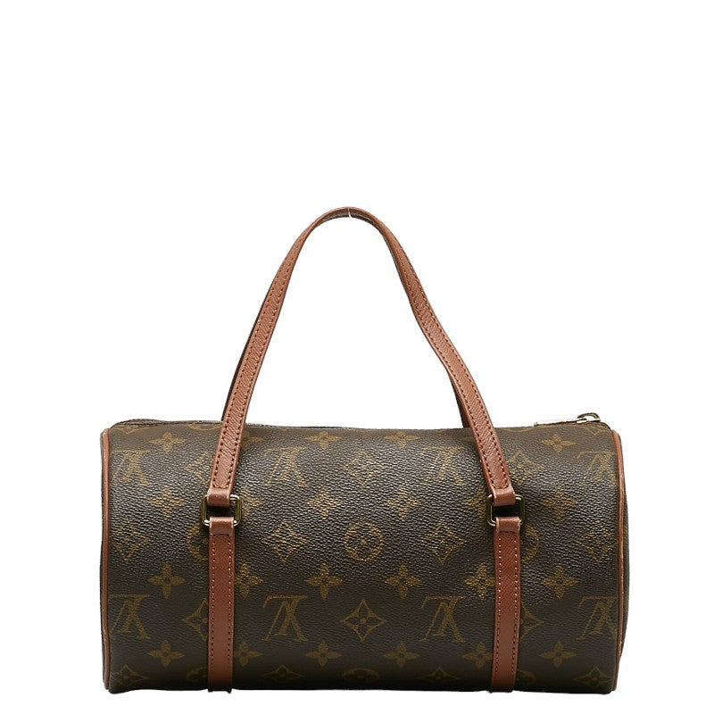 Louis Vuitton Monogram Papillon 26 houlder Bag M51366 Brown PVC Leather Lady Louis Vuitton