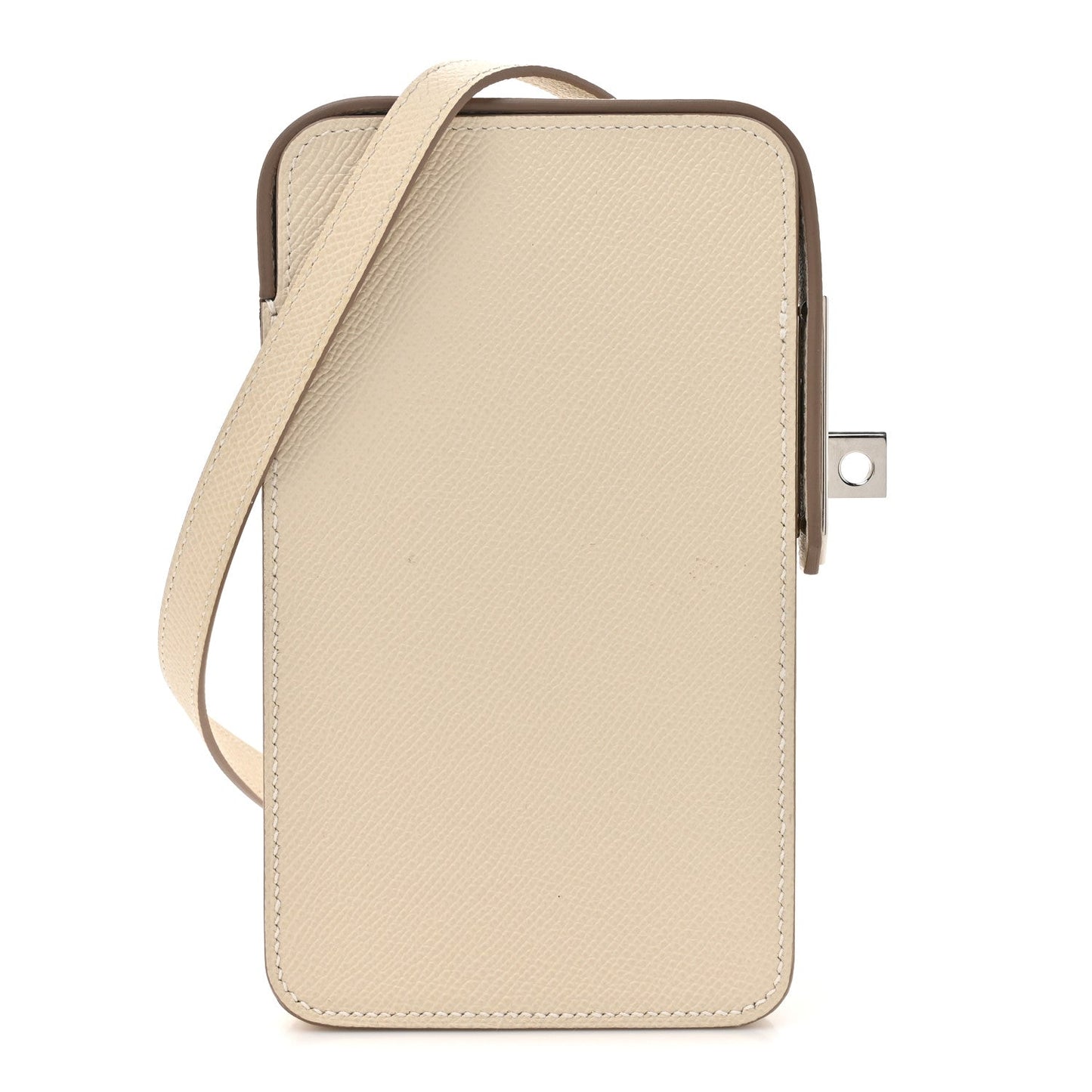 Hermes Epsom Hac A Box Phone Case Craie