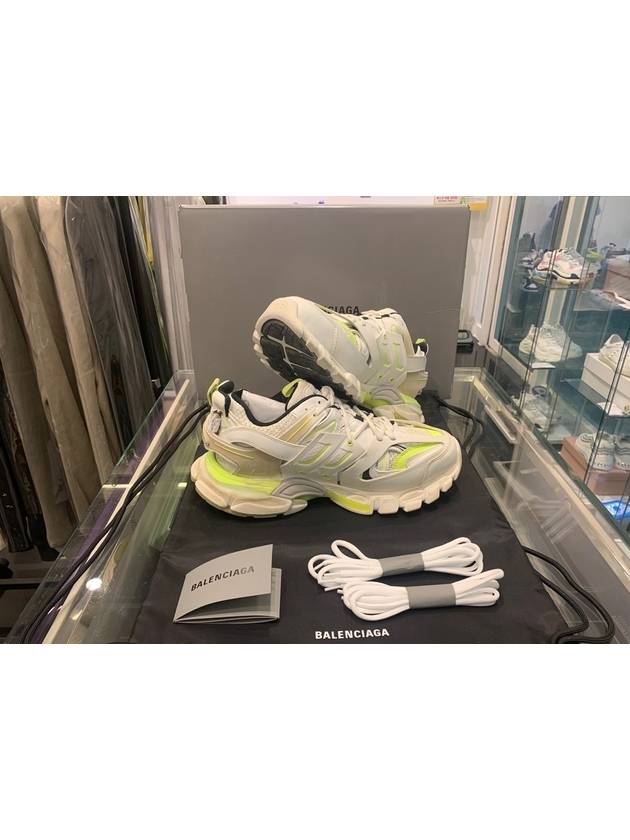 Luxury Balenciaga Trending 2026 Track Low Top Sneakers Fluo Yellow White