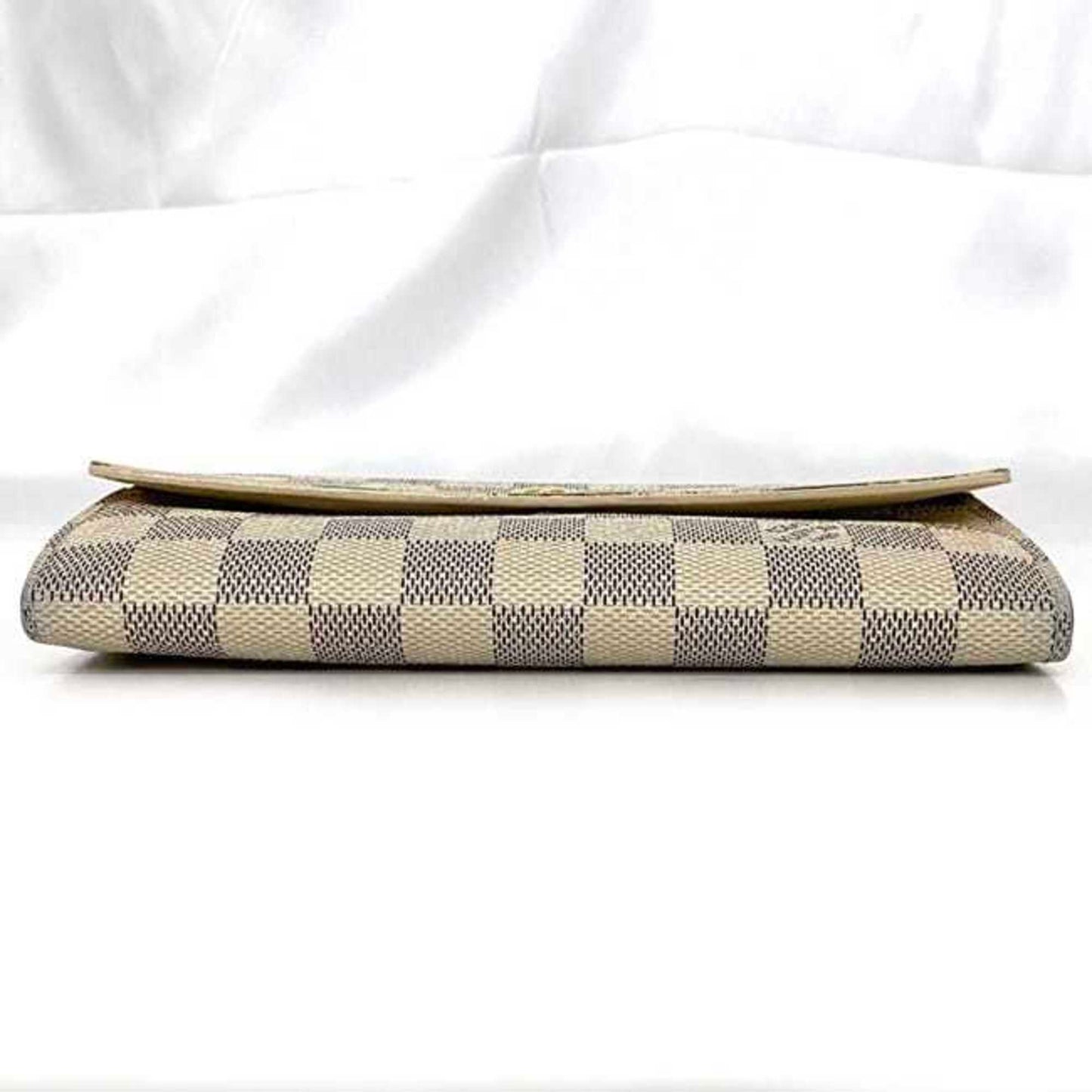 Louis Vuitton Damier Azur   Damier Canvas Long Wallet (Bi-Fold)