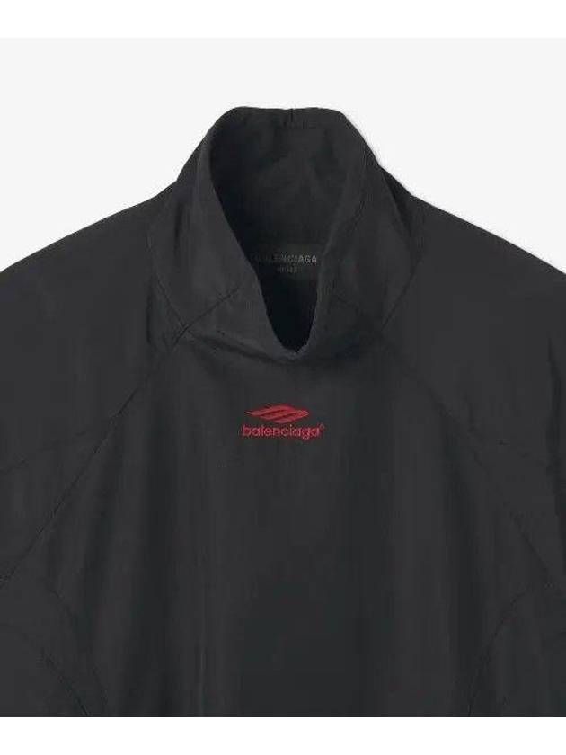 Luxury Balenciaga Trending 2026 Embroidery Logo Sports Icon Track Jacket Black