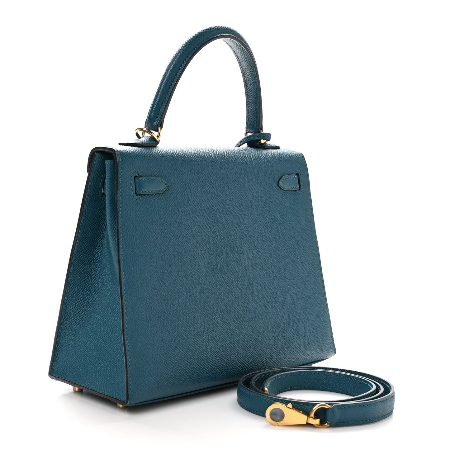 Hermes Epsom Kelly Sellier 25 Vert Bosphore