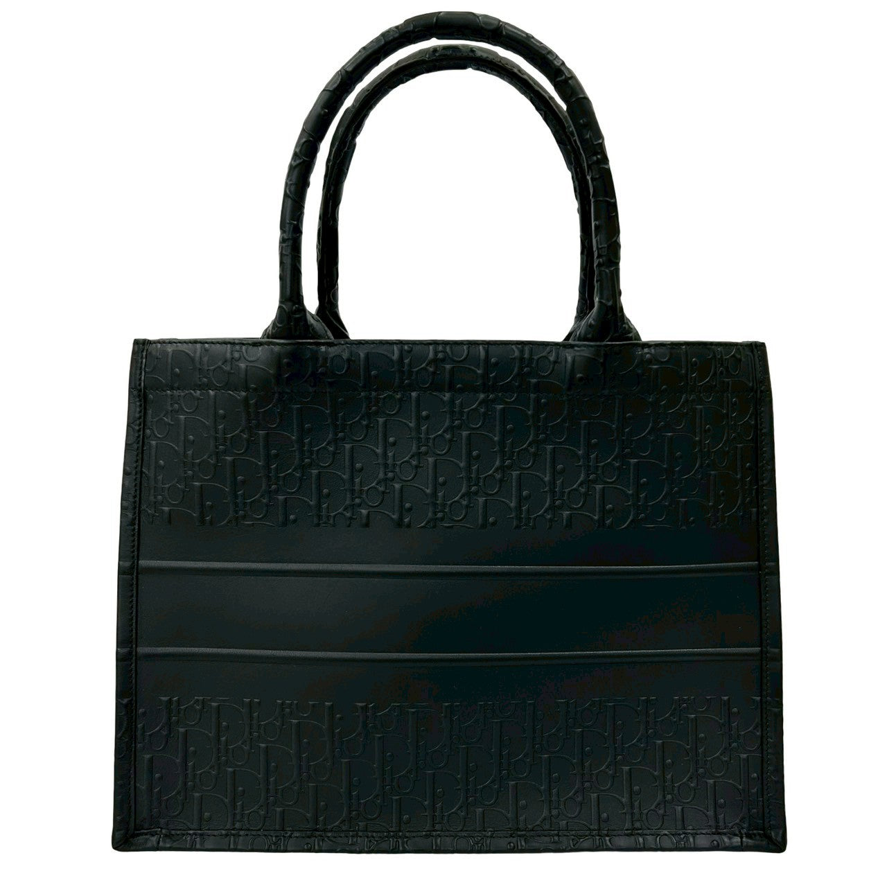 Christian Dior Book Tote Oblique Leather Tote Bag