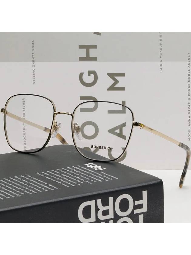 Luxury Burberry Eyewear File Elliot Eyeglasses Gold