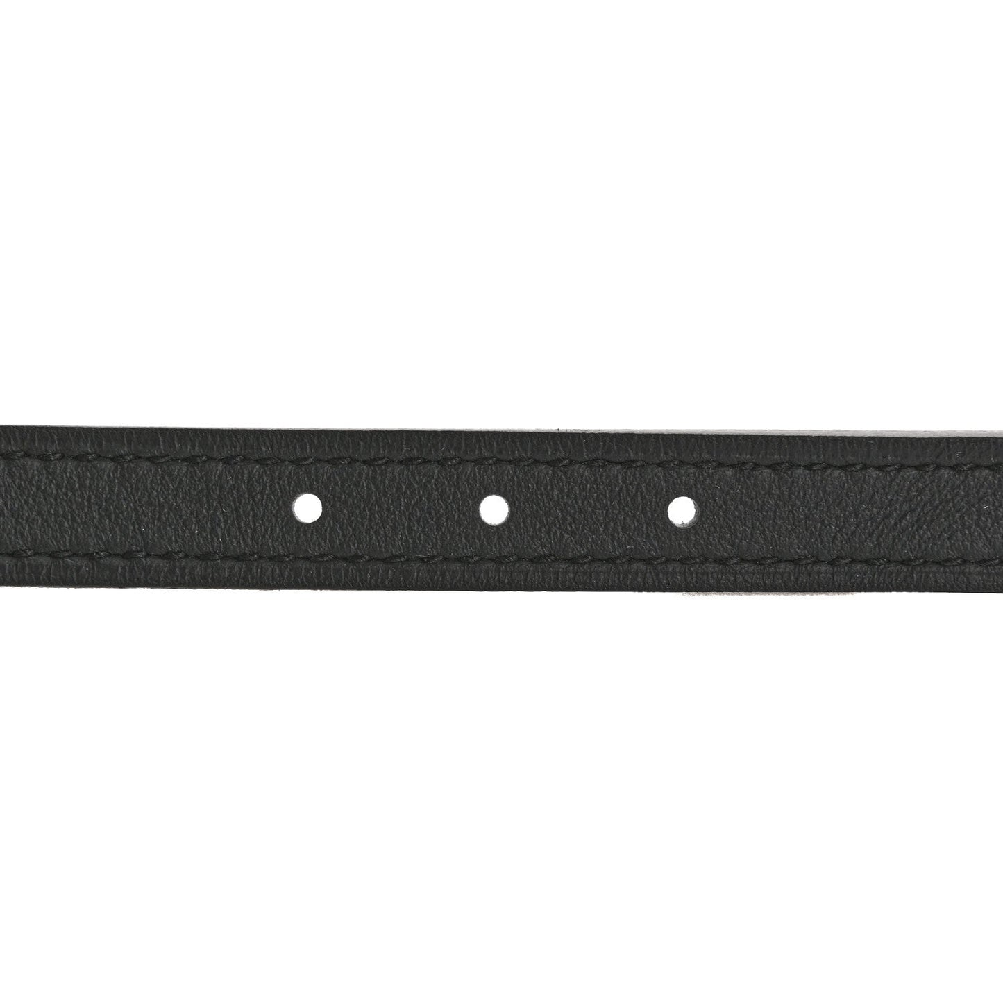 Hermes Swift Epsom 13mm Maillon H 90 36 Belt Black Etoupe