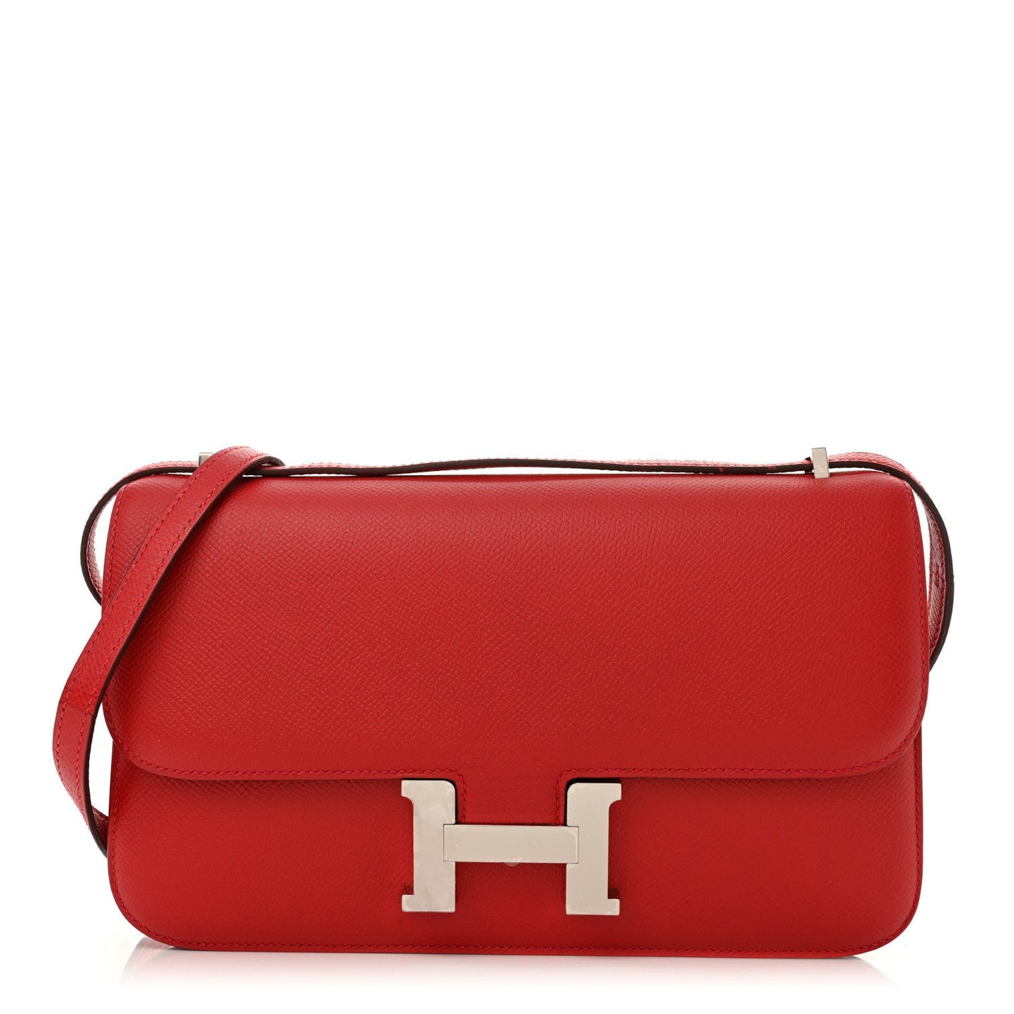 Hermes Epsom Constance Elan 25 Rouge Casaque