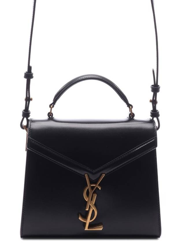 Luxury Saint Laurent Trending 2025 Box Cassandre Mini Top Leather Tote Bag Black