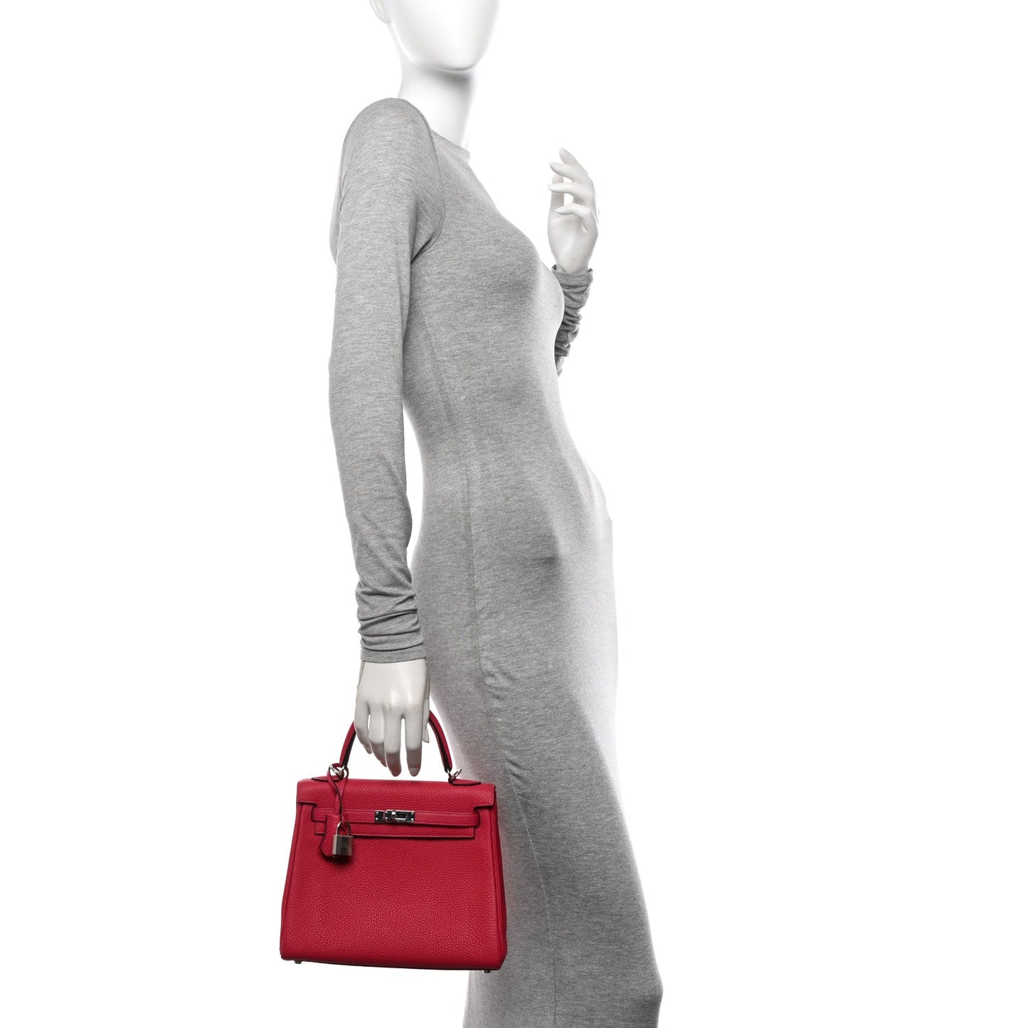 Hermes Togo Kelly Retourne 25 Framboise