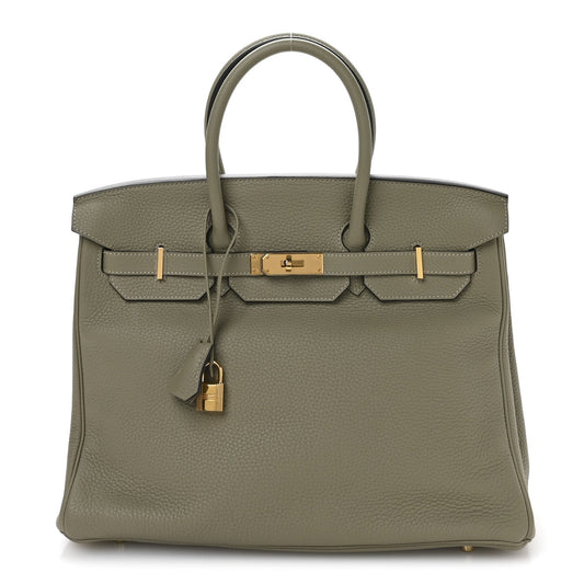 Hermes Togo BIRKIN 35 Sauge