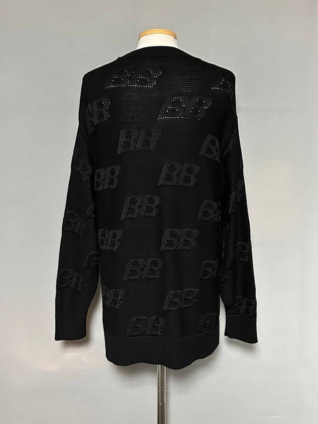 Luxury Balenciaga Trending 2026 BB embroidered logo knit