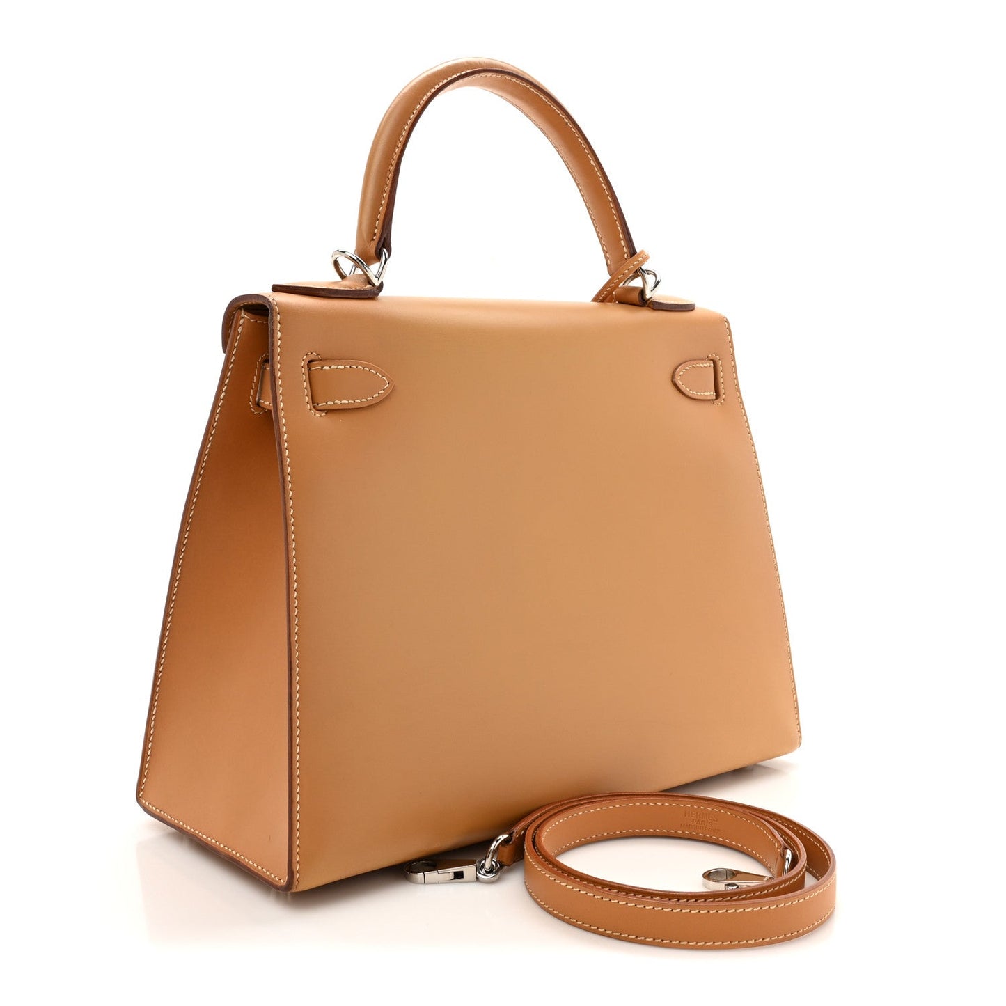 Hermes Vache Natural Kelly Sellier 28