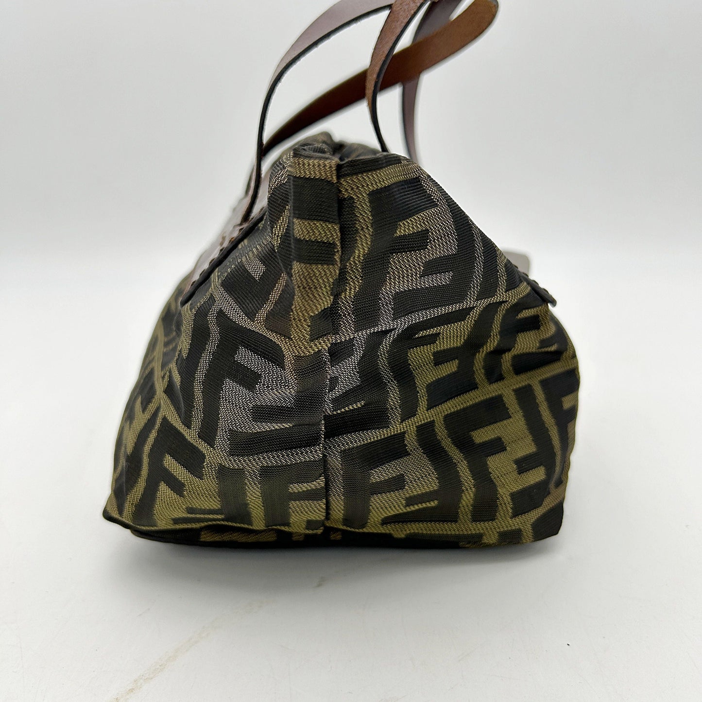 Fendi Zucca FF Top Handle Bag  - Brown Handle Bags, Handbags fe8814vf