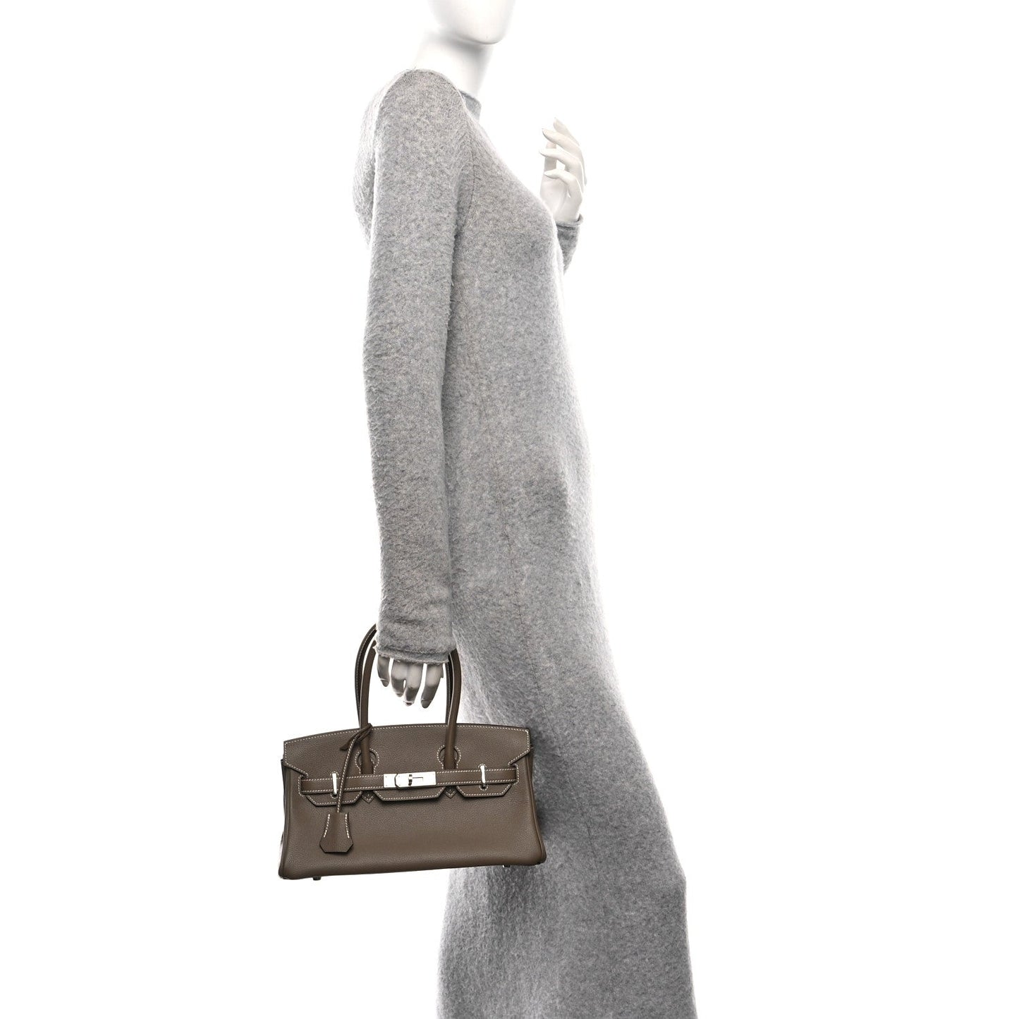 Hermes Evercolor Shoulder Birkin Light 29 Etoupe