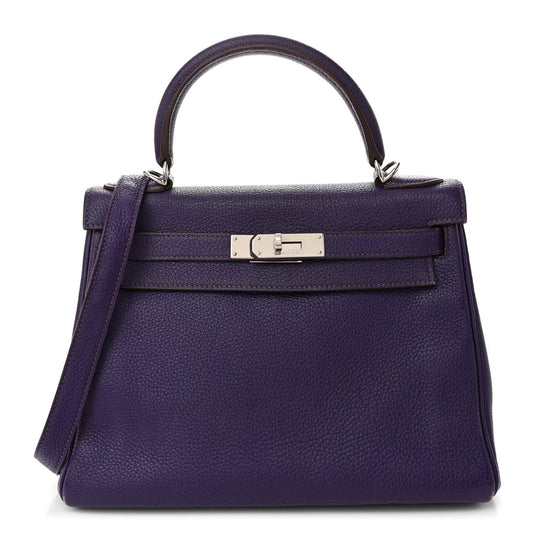 Hermes Togo Kelly Retourne 28 Iris