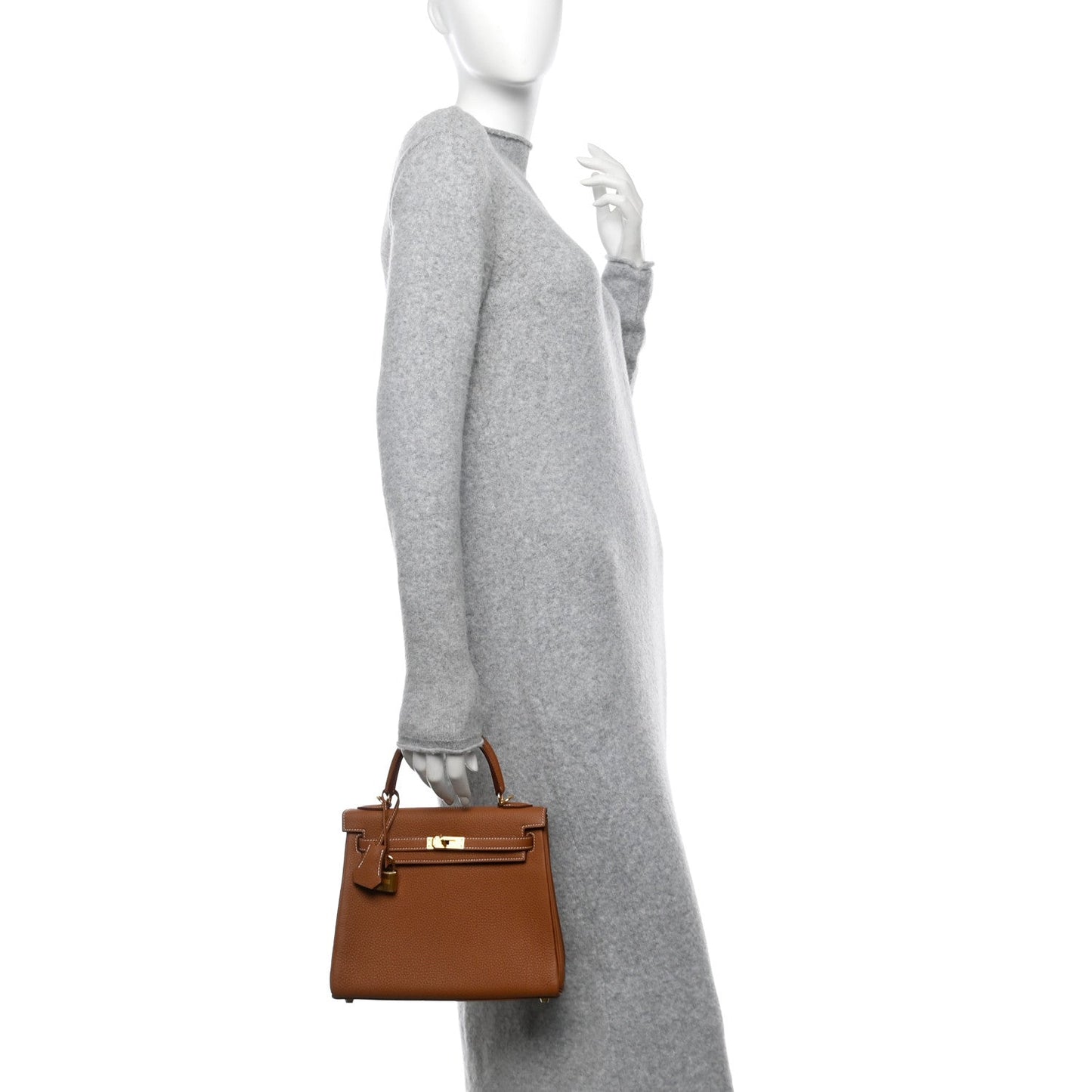 Hermes Togo Kelly Retourne 25 Gold