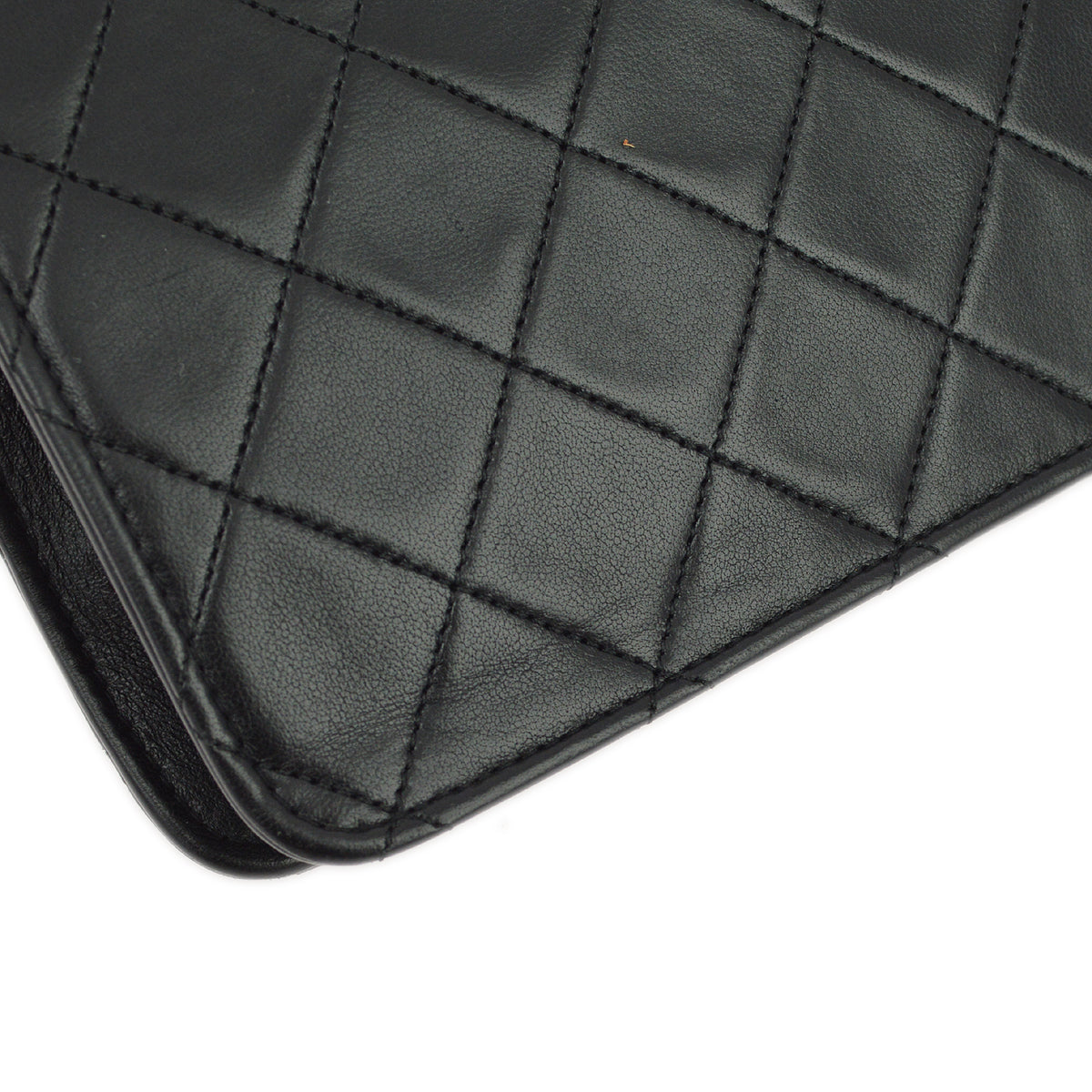 Chanel Black Lambskin 2way Handbag Shoulder Bag