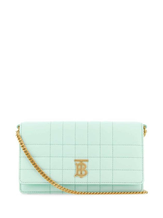 Luxury Burberry Lola Chain Strap Cross Bag Blue