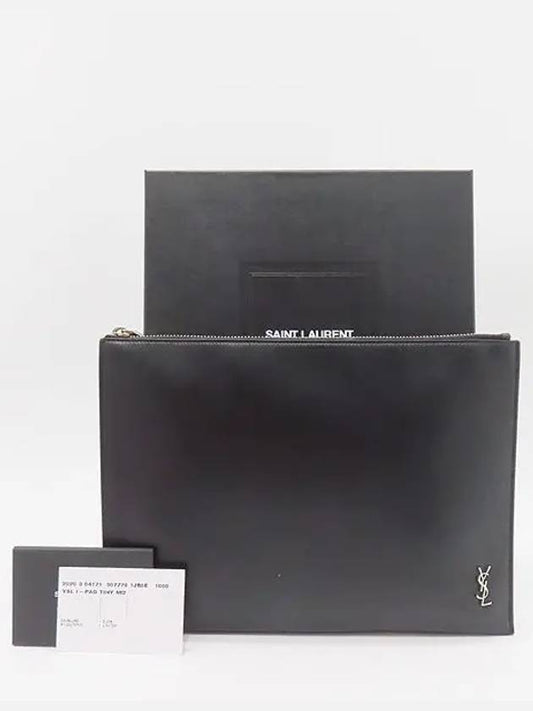 Luxury Saint Laurent Trending 2025 YSL Mouth Clutch Bag