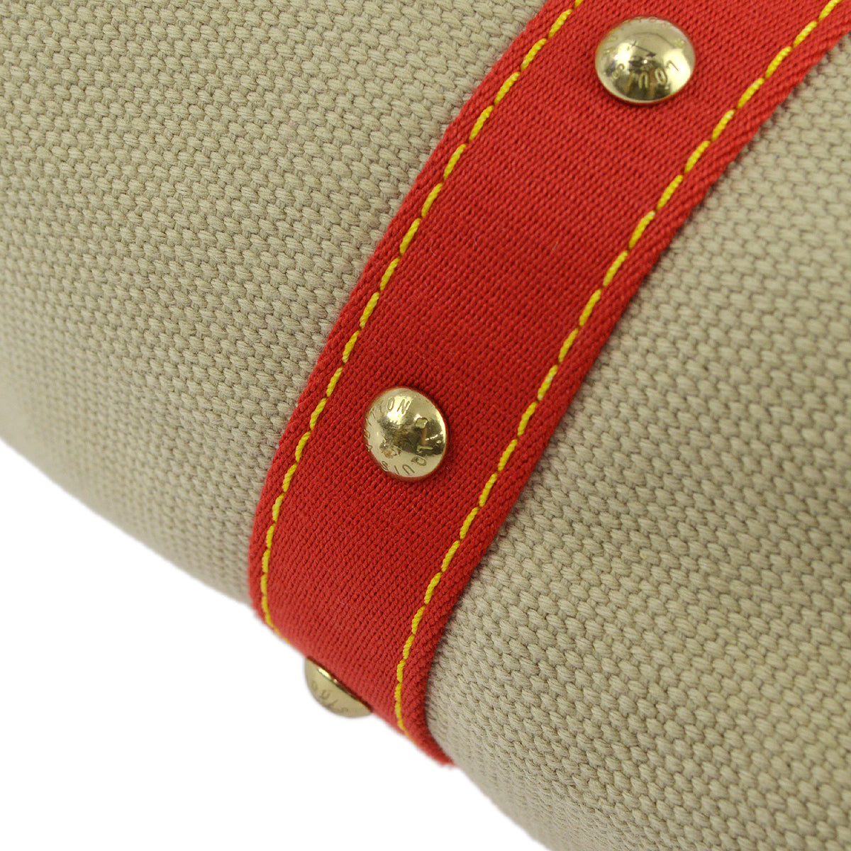 Louis Vuitton Beige Antigua Cabas GM Tote Handbag M40032