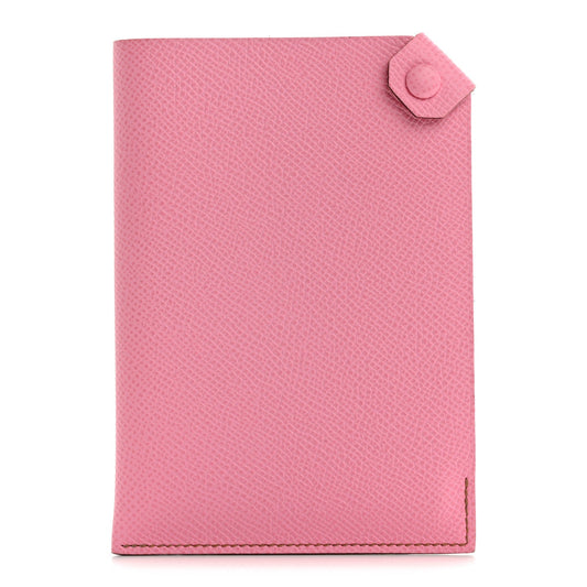 Hermes Epsom Tarmac PM Passport Holder Mauve Sylvestre