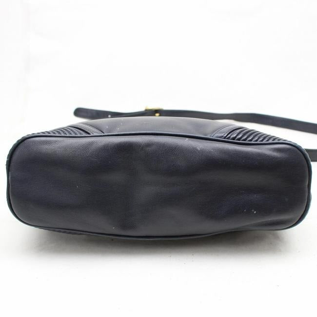 Gucci Vintage Purses Blue Leather Hobo Bag