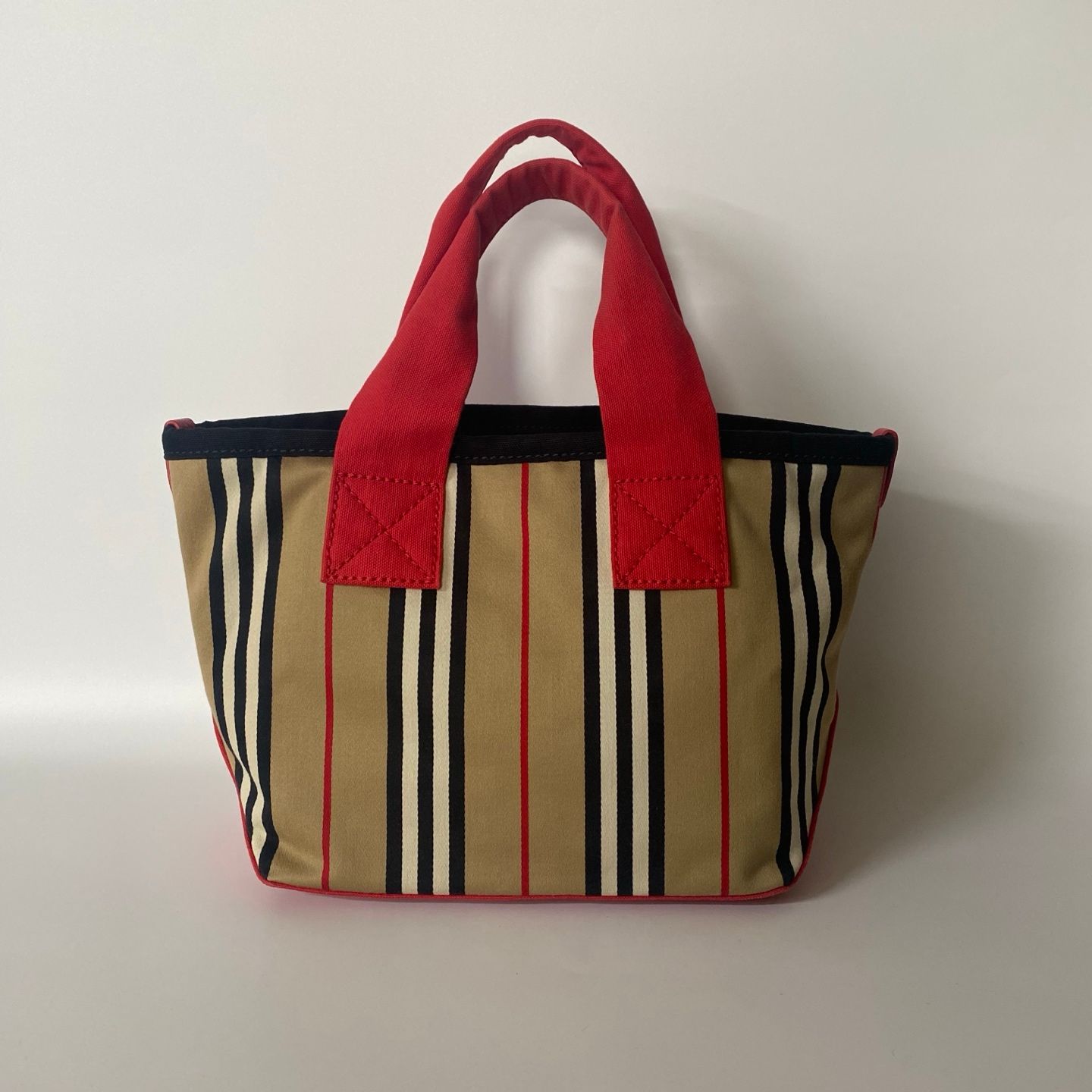 Luxury Burberry Girls' Icon Stripe Canvas Tote Bag - NG102740