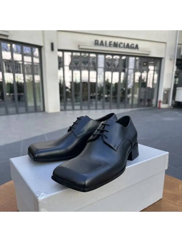 Luxury Balenciaga Trending 2026 Work Lace-Up Derby Black
