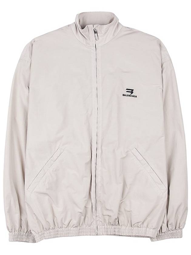 Luxury Balenciaga Trending 2026 Logo Technical Track Jacket Beige
