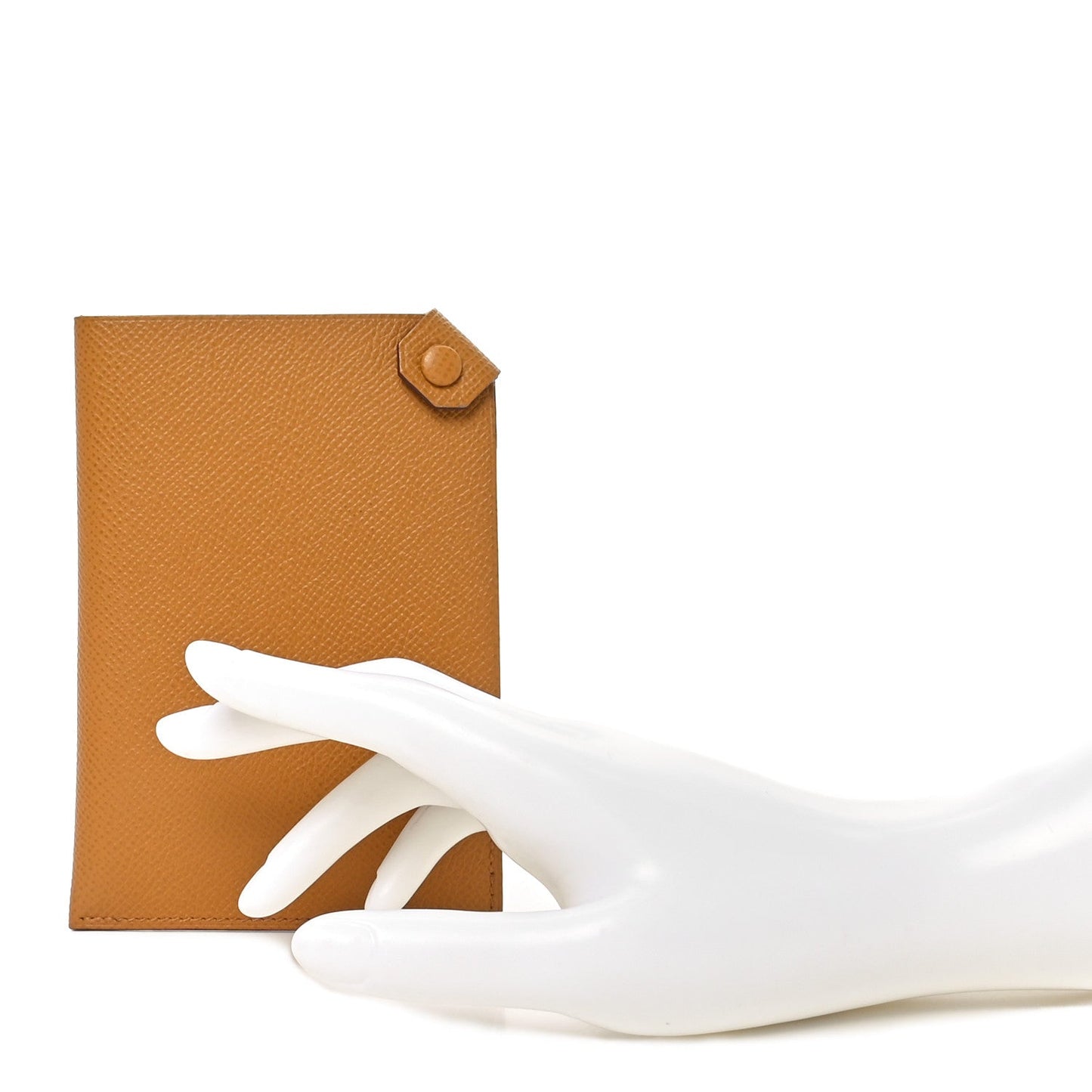 Hermes Epsom Tarmac PM Passport Holder Sesame
