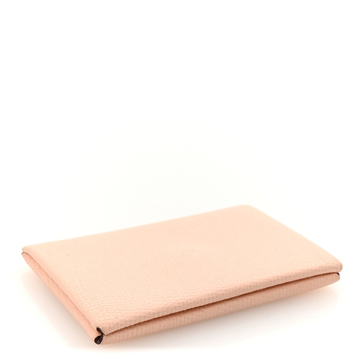 Hermes Epsom Calvi Card Case Rose Eglantine