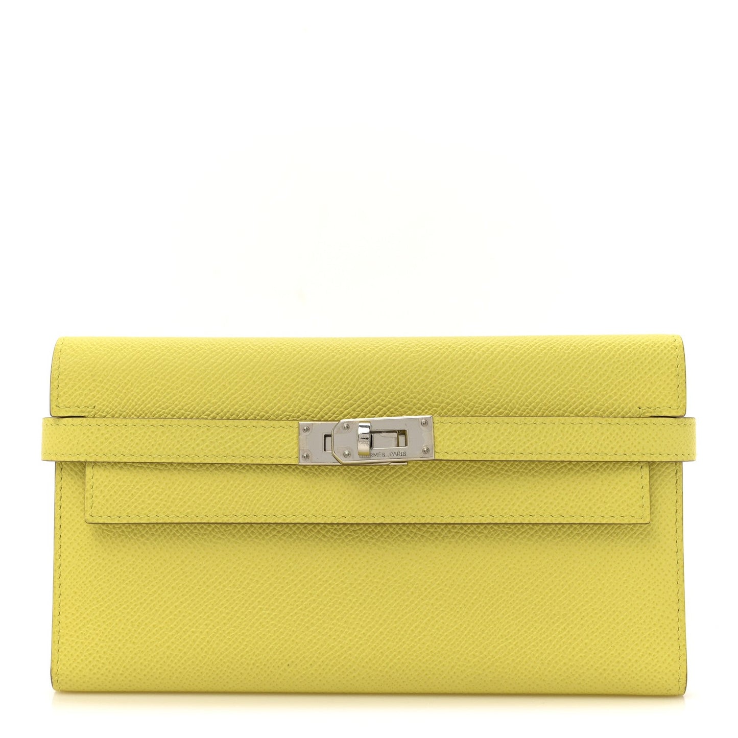 Hermes Epsom Kelly Tri-Fold Wallet Soufre