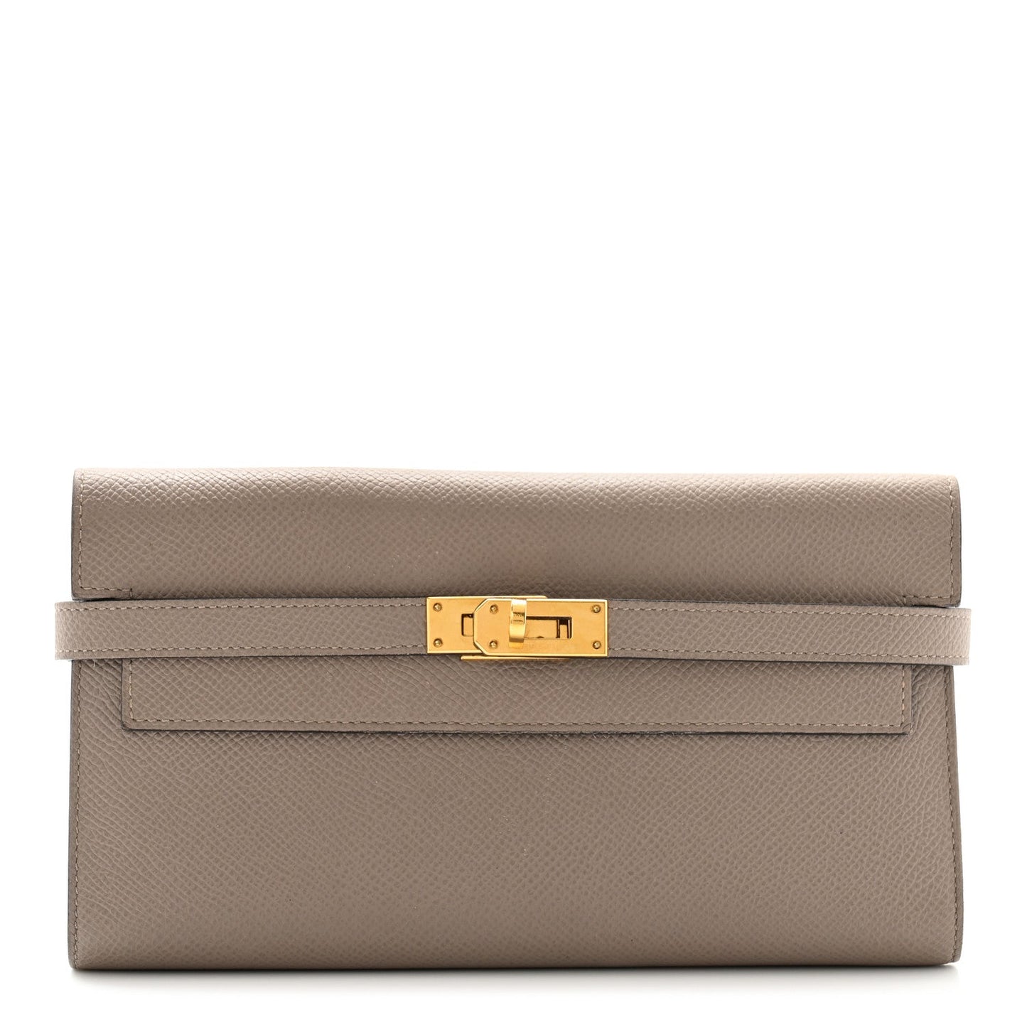 Hermes Epsom Kelly Longue Wallet Etain