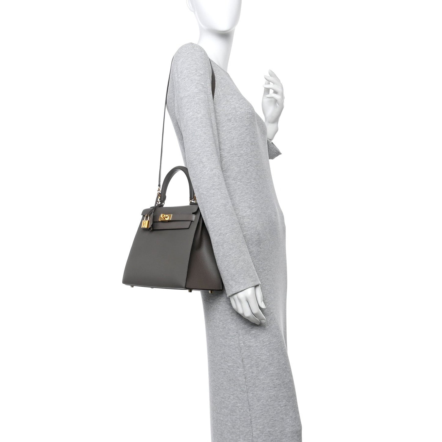 Hermes Epsom Kelly Sellier 28 Etain