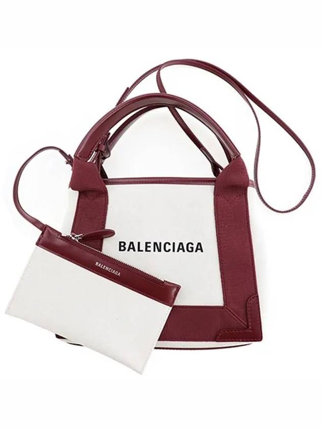 Luxury Balenciaga Trending 2026 Cabas XS Tote Bag Burgundy